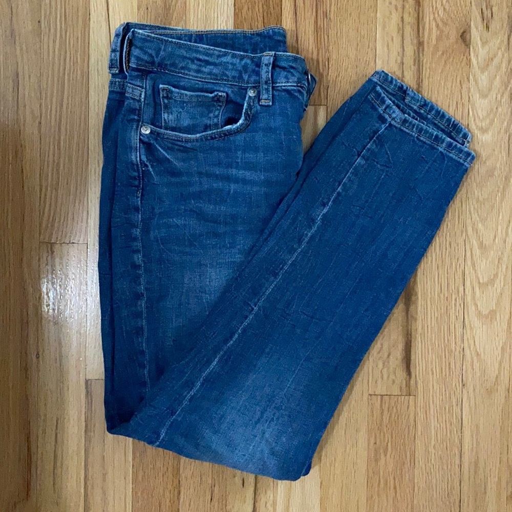 Girlfriend Fit Denim Pants